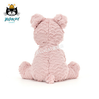 jELLYCAT 邦尼兔 FW6PIG 波浪毛小猪毛绒玩具 粉红色 23cm