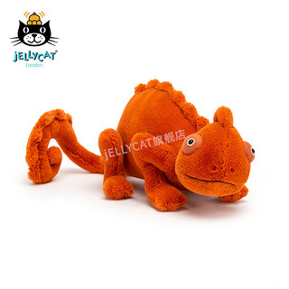 jELLYCAT 邦尼兔 VIVI2C 维维德变色龙毛绒玩具 桔色 13cm