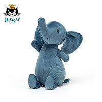 jELLYCAT 邦尼兔 WOD3E 伍德托特大象毛绒玩具 蓝色 23cm