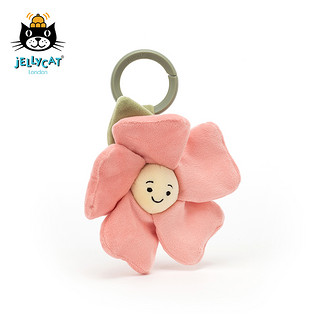 jELLYCAT 邦尼兔 FLEU4PJ 佛勒里矮牵牛挂环毛绒玩具 粉红色 27cm