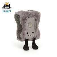 jELLYCAT 邦尼兔 SMST2SH 聪明削笔刀毛绒玩具 浅灰色 15cm