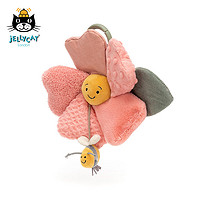 英国jELLYCAT2021年新品佛勒里矮牵牛互动玩具可爱毛绒婴儿玩具