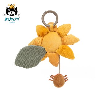 英国邦尼兔 jELLYCAT2021年新品佛勒里向日葵互动玩具可爱毛绒婴儿玩具