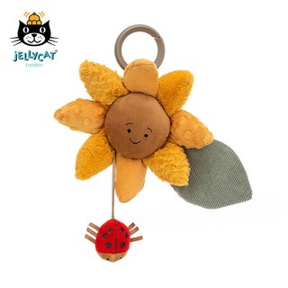 英国邦尼兔 jELLYCAT2021年新品佛勒里向日葵互动玩具可爱毛绒婴儿玩具