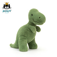 jELLYCAT 邦尼兔 FOS2TREX 佛瑟利霸王龙毛绒玩具 绿色