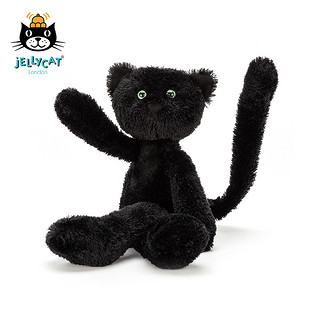 jELLYCAT 邦尼兔 CAS3CT 卡斯伯猫毛绒玩具 黑色 38cm