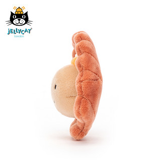 jELLYCAT 邦尼兔 SSEA6SC 美味海鲜扇贝毛绒玩具 浅褐色 8cm