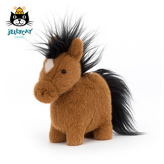 jELLYCAT 邦尼兔 CLOP3BP 小马毛绒玩具 枣红色