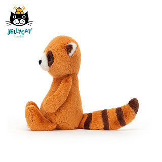 jELLYCAT 邦尼兔 BAS3RP 害羞红熊猫毛绒玩具 桔色