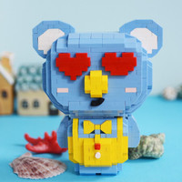LOZ积木网红卡通积木拼装颗粒积木 手办模型玩具收藏摆件送男女孩创意生日礼物 9238kola科拉