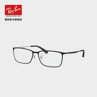 Ray-Ban 雷朋 RayBan 雷朋光学镜架全框时尚气质框架近视镜框0RX6348D 2832黑色镜框 尺寸57