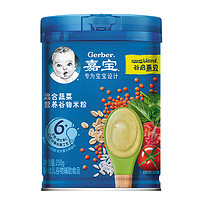 Gerber 嘉宝 婴儿辅食高铁米粉 2段 250g