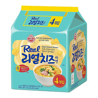 韩国进口 不倒翁原味金拉面600g（120g*5包入） 韩式拉面速食方便面煮泡面袋装 特浓芝士泡面540g（135g*4连包）