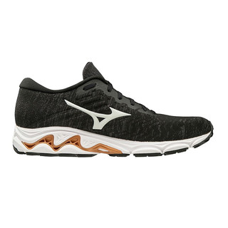 Mizuno美津浓男女跑步鞋 稳定支撑秋季透气慢跑鞋WAVE INSPIRE 16 WAVEKNIT 01/黑色/白色/男 43 01/黑色/白色/男 41