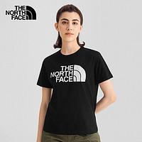 TheNorthFace北面短袖女2022运动户外休闲半袖上衣圆领T恤春