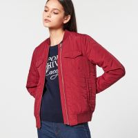 LACOSTE 拉科斯特 女式简洁舒适长袖棉服夹克