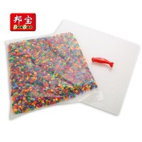 邦宝益智DIY创意拼插1x1颗粒玩具积木拼画800克散装包