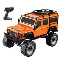 双鹰 1:8路虎卫士遥控汽车玩具 儿童电动玩具车遥控车仿真模型 男孩rc越野攀爬赛车 正版授权 橙色(E328-001)