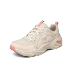 skechers斯凯奇22春夏女鞋熊猫跑鞋厚底老爹鞋女款休闲鞋运动鞋