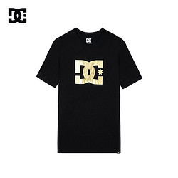 DC SHOES DC夏季休闲简单印花大logo宽松潮牌纯棉男士短袖学生T恤打底衫潮