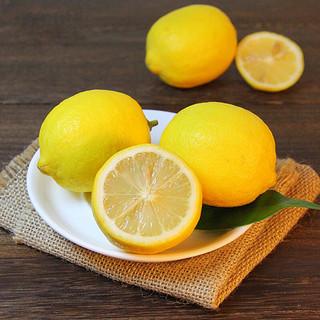 四川黄柠檬 新鲜水果榨汁柠檬 5斤 2斤x