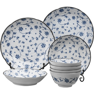  TOKI MINOYAKI/美浓烧 青花简约 陶瓷餐具套装