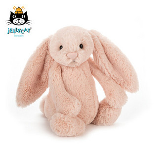 jELLYCAT 害羞浅桃红色邦尼兔柔软舒适毛绒玩具娃娃玩偶公仔儿童礼物 浅桃红色 H36 X W15 CM