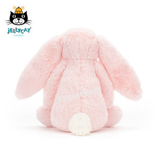 jELLYCAT 邦尼兔 害羞粉色邦尼兔儿童柔软毛绒玩具安抚公仔娃娃玩偶睡觉抱枕生日礼物女生 粉红色 13cm