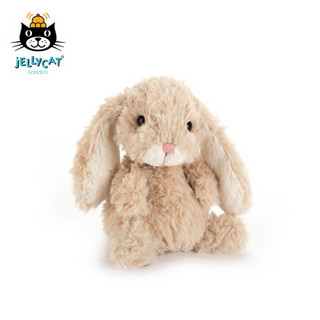 jELLYCAT 甜美小兔 小短腿可爱公仔毛绒玩具小玩偶生日礼物 米色 13cm