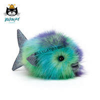 jELLYCAT 迪斯科宝蓝鱼毛绒玩具儿童海洋毛绒玩具 绿色 21cm