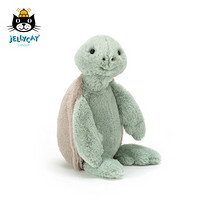 jELLYCAT 害羞海龟可爱公仔毛绒玩具小玩偶生日礼物 绿色 31cm