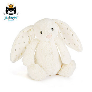 jELLYCAT 星星邦尼兔毛绒玩具安抚玩偶公仔 白色 18cm