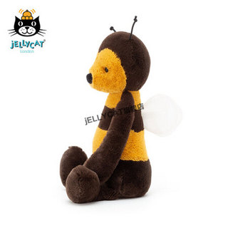 jELLYCAT 2020款害羞蜜蜂毛绒玩具舒适柔软儿童玩偶公仔 多彩 31cm