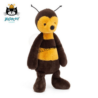 jELLYCAT 2020款害羞蜜蜂毛绒玩具舒适柔软儿童玩偶公仔 多彩 31cm