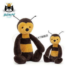 jELLYCAT 2020款害羞蜜蜂毛绒玩具舒适柔软儿童玩偶公仔 多彩 31cm