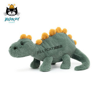 jELLYCAT 2020款道格拉斯恐龙柔软毛绒安抚玩具玩偶公仔 绿色 38cm