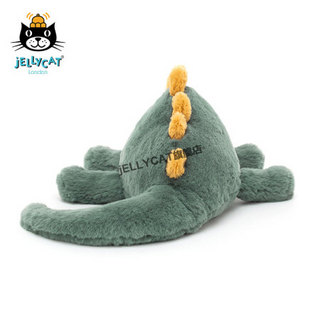 jELLYCAT 2020款道格拉斯恐龙柔软毛绒安抚玩具玩偶公仔 绿色 38cm