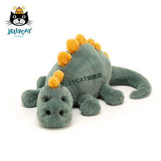 jELLYCAT 2020款道格拉斯恐龙柔软毛绒安抚玩具玩偶公仔 绿色 38cm