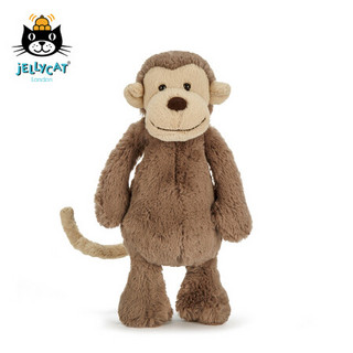 jELLYCAT 经典害羞猴子婴儿毛绒玩具安抚公仔 棕色 36cm