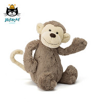 jELLYCAT 经典害羞猴子婴儿毛绒玩具安抚公仔 棕色 36cm