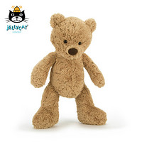 jELLYCAT 笨笨小熊毛绒玩具泰迪萌毛绒安抚玩具公仔生日礼物 棕色 H58 X W24 CM