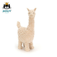 jELLYCAT 拉尔斯美洲驼男生毛绒玩具 米色 21cm