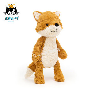 jELLYCAT 2020款托菲特狐狸柔软毛绒玩具安抚睡觉抱枕小玩偶生日礼物送礼可爱公仔 棕色和白色 31cm