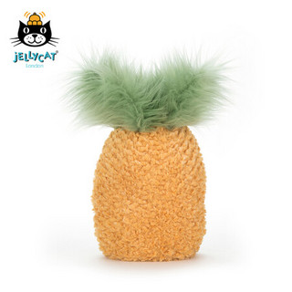 jELLYCAT 趣味菠萝毛绒玩具水果玩偶 橙色 H16 X W10 CM