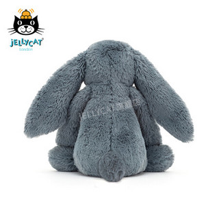 jELLYCAT 2021款害羞灰蓝色邦尼兔柔软毛绒玩具安抚睡觉抱枕小玩偶生日礼物送礼可爱公仔 灰蓝色 31cm