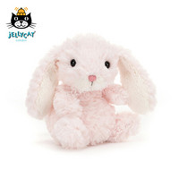 jELLYCAT 2021款浅粉色甜美小兔可爱公仔毛绒玩具睡觉小玩偶生日礼物 浅粉色 13cm