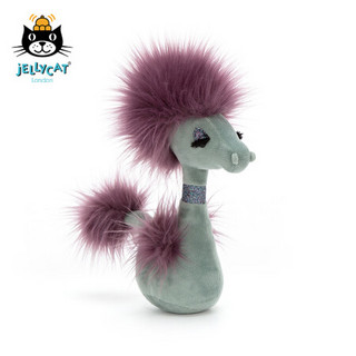 jELLYCAT 好奇的海马可爱海洋生物毛绒玩具柔软送礼玩偶 绿色 26cm