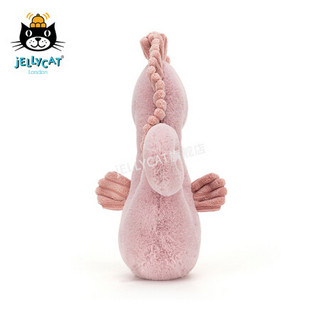 jELLYCAT 2021款西耶娜海马可爱公仔毛绒玩具睡觉小玩偶礼物 粉色 H28 X W10 CM