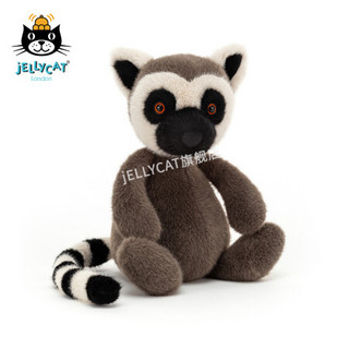 jELLYCAT 2021款维斯比蒂狐猴柔软毛绒玩具安抚睡觉抱枕玩偶送礼可爱公仔 褐色 H26 X W10 CM