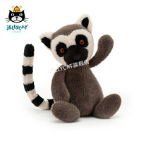 jELLYCAT 2021款维斯比蒂狐猴柔软毛绒玩具安抚睡觉抱枕玩偶送礼可爱公仔 褐色 H26 X W10 CM